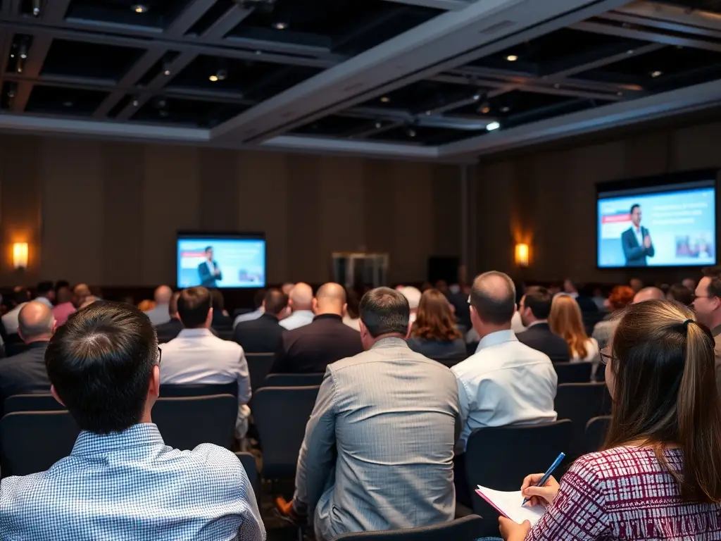 A professionally edited video capturing the highlights of a corporate event, including keynote speeches, interviews, and networking sessions, with smooth transitions and clear audio.