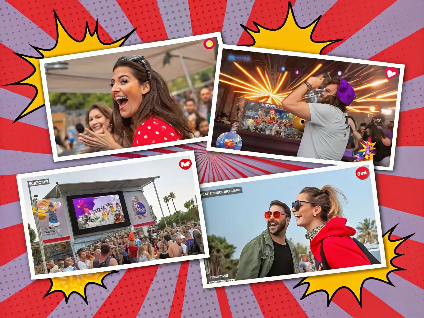 A compilation of short, engaging video clips created for a social media campaign, featuring vibrant colors, dynamic transitions, and compelling storytelling.